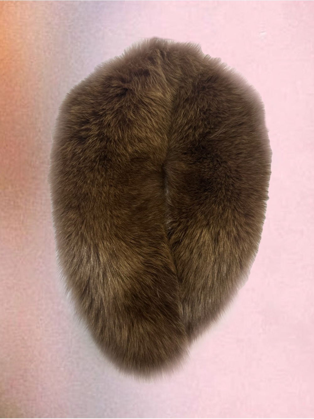 Vintage SAGA Fox Fur Scarf Stole| Rich Brown Tones